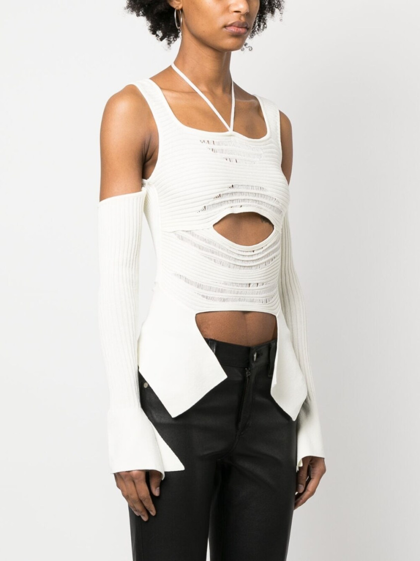 - Knit Ribbed Top