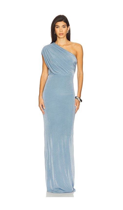 Michael Costello x REVOLVE Cabra Maxi Dress in Blue.  XXS. Also in L, M, S