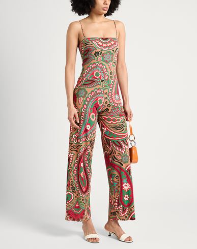 Siyu Woman Jumpsuit Camel Size 10 Polyamide, Elastane