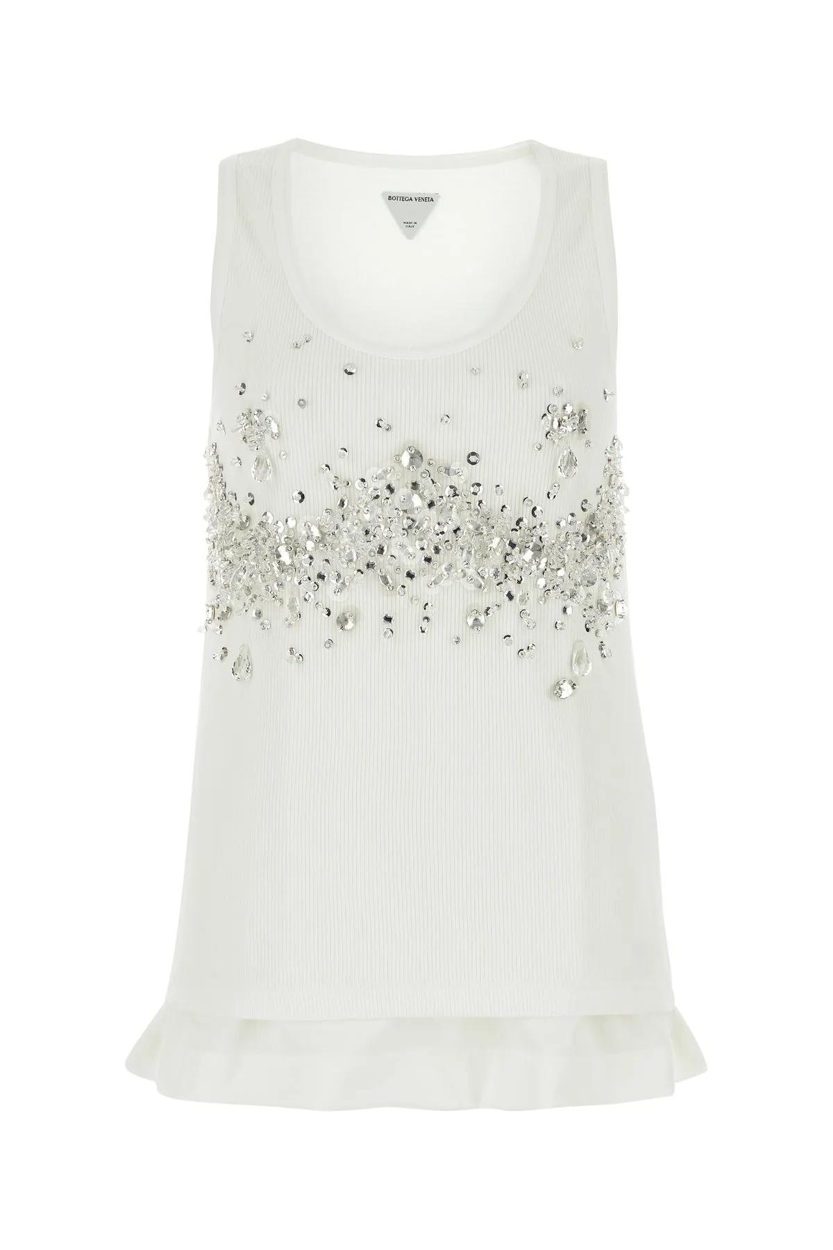 White Jersey Top