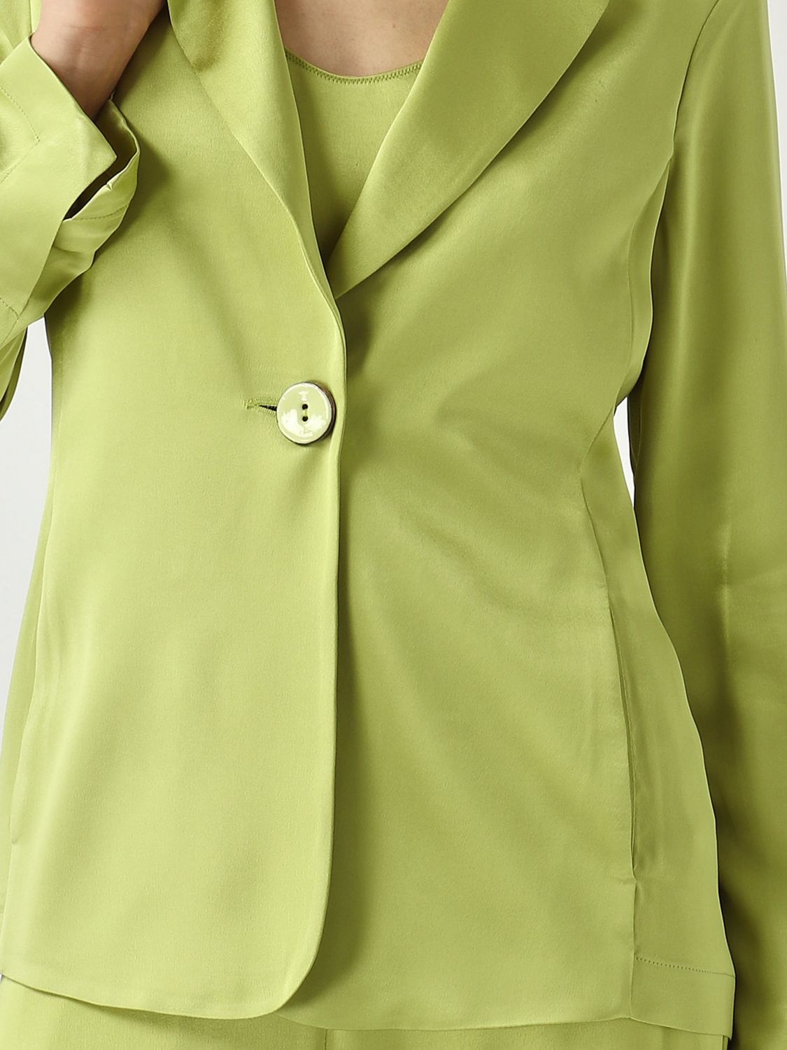 Blazer Woman color Green