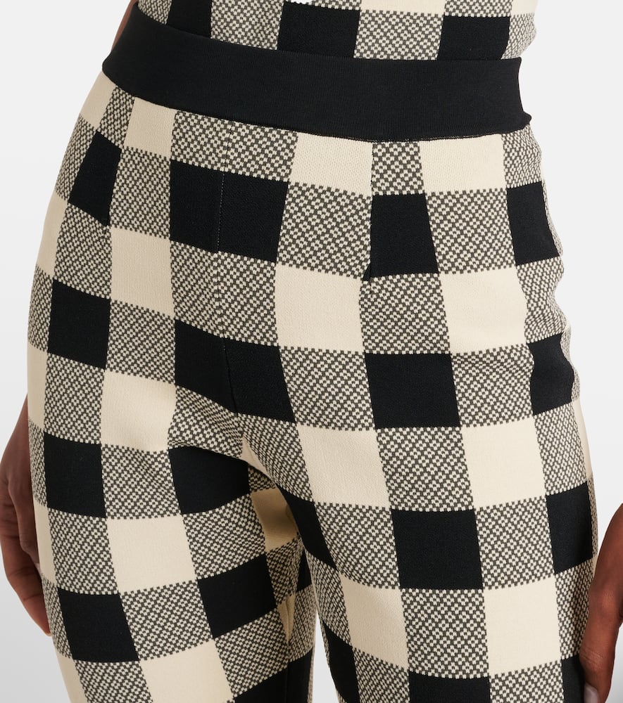 Pippa checked flared pants