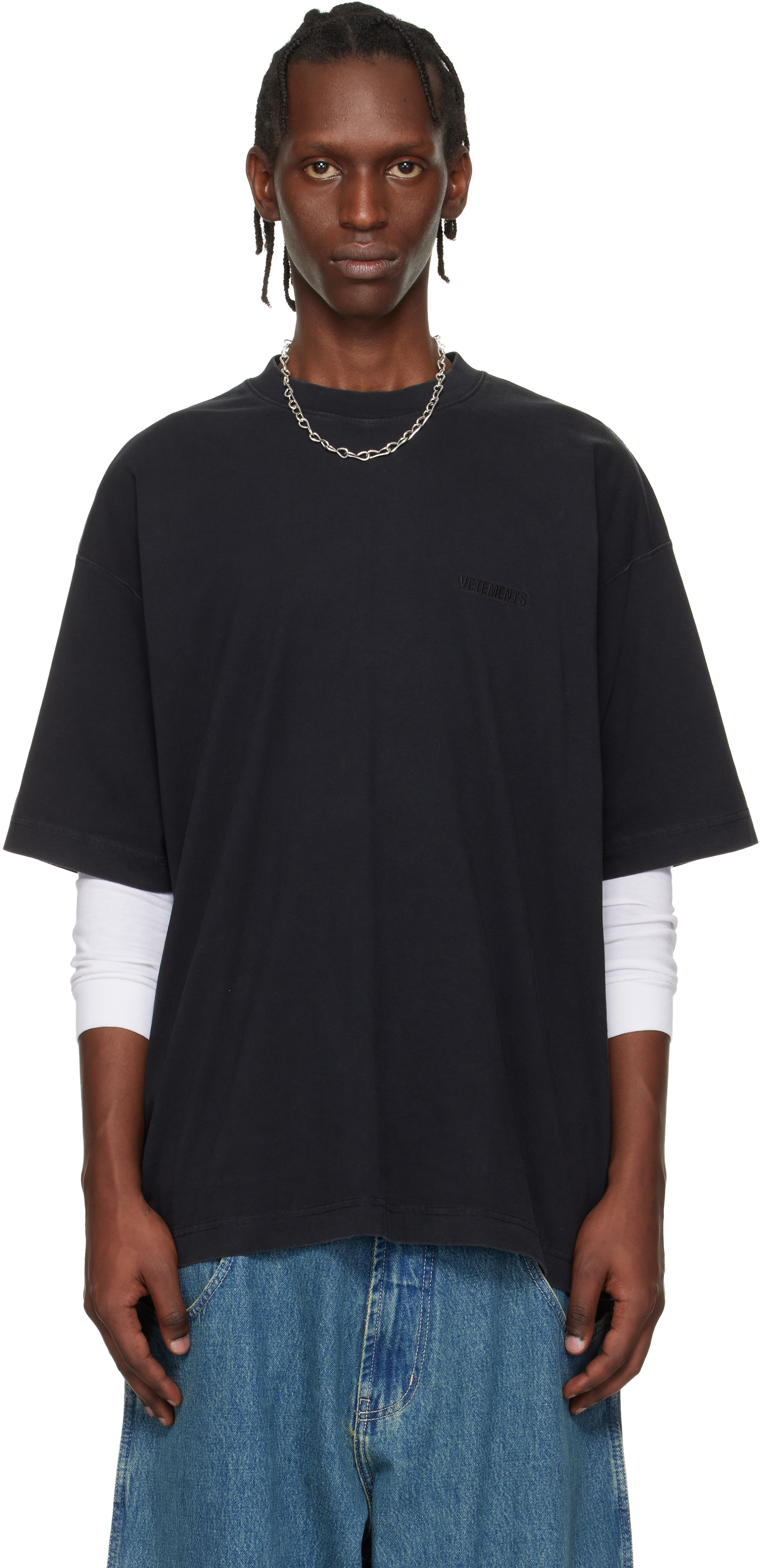 Black Iconic Logo T-shirt