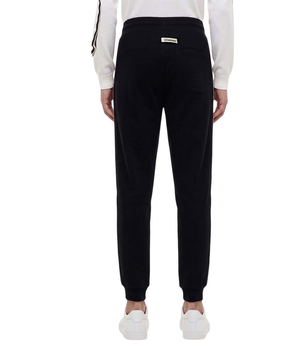 Black Cotton Solid Jogger