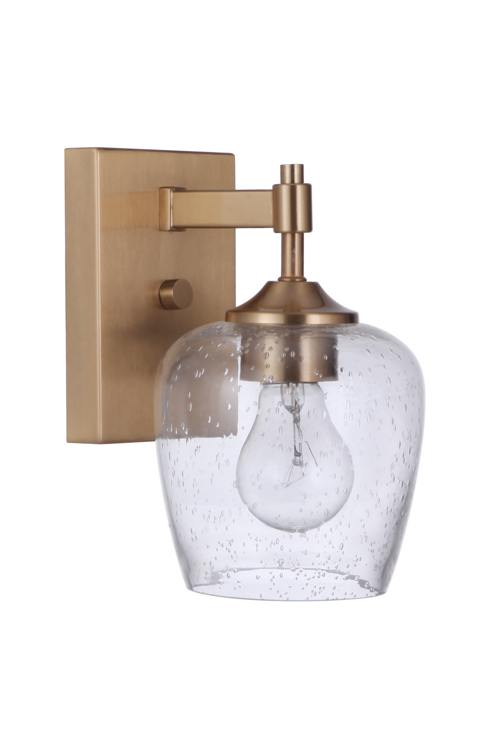 Craftmade Stellen Bathroom Vanity Light in Satin Bra