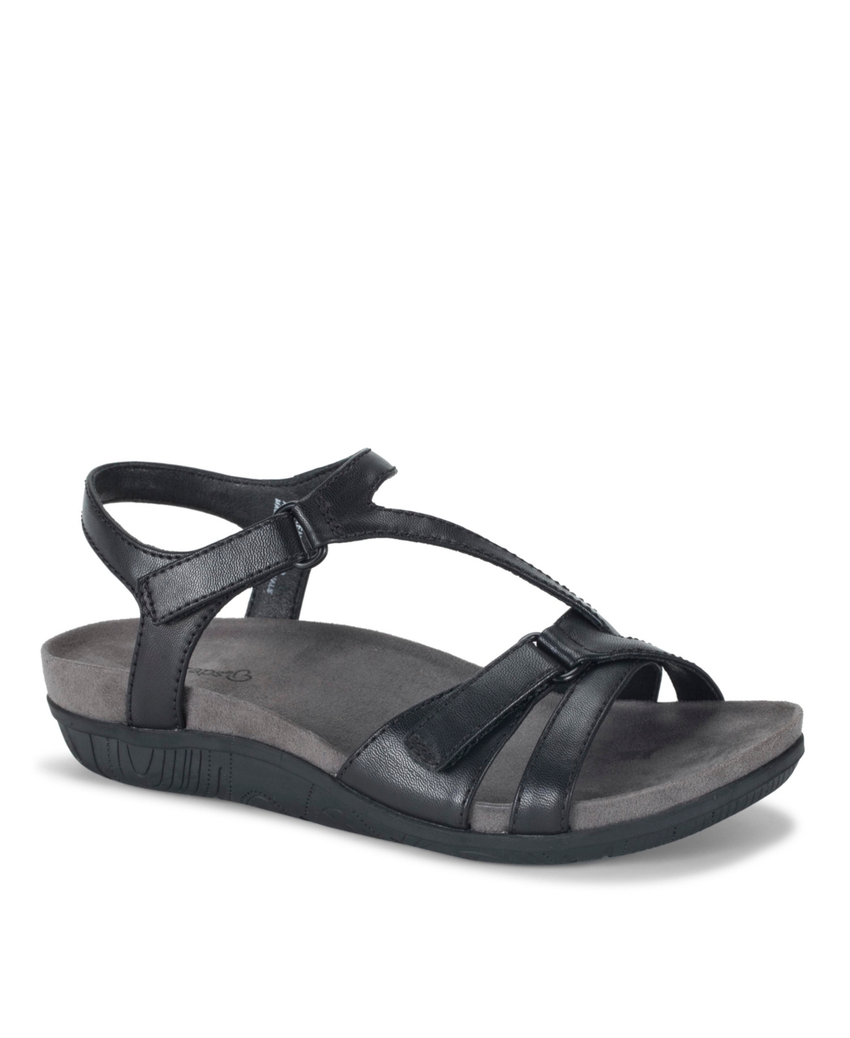 Women's Jaxen Asymmetrical Flat Sandals - Black