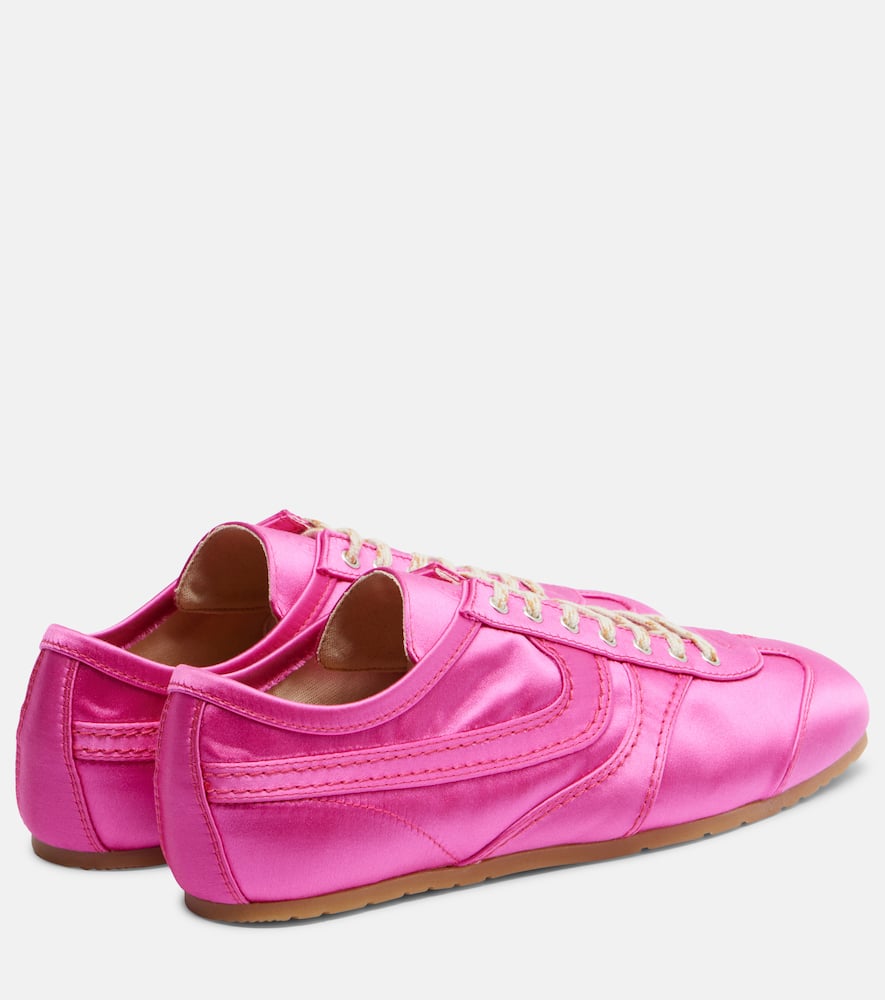 Satin sneakers