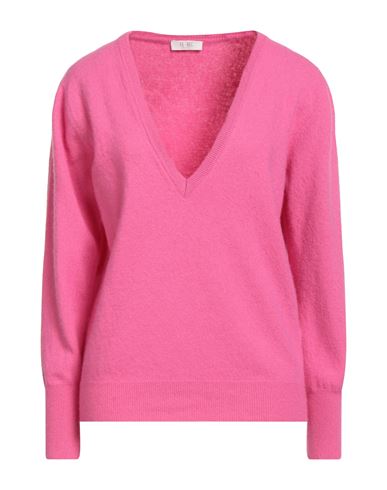Woman Sweater Fuchsia Size M Wool, Viscose, Polyamide, Cashmere