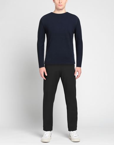 Man Sweater Midnight blue Size 36 Cotton