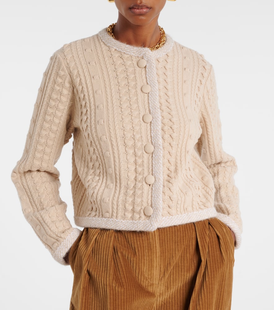 Stef wool-blend cardigan