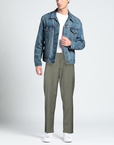 Myths Man Pants Sage green Size 32 Linen, Viscose