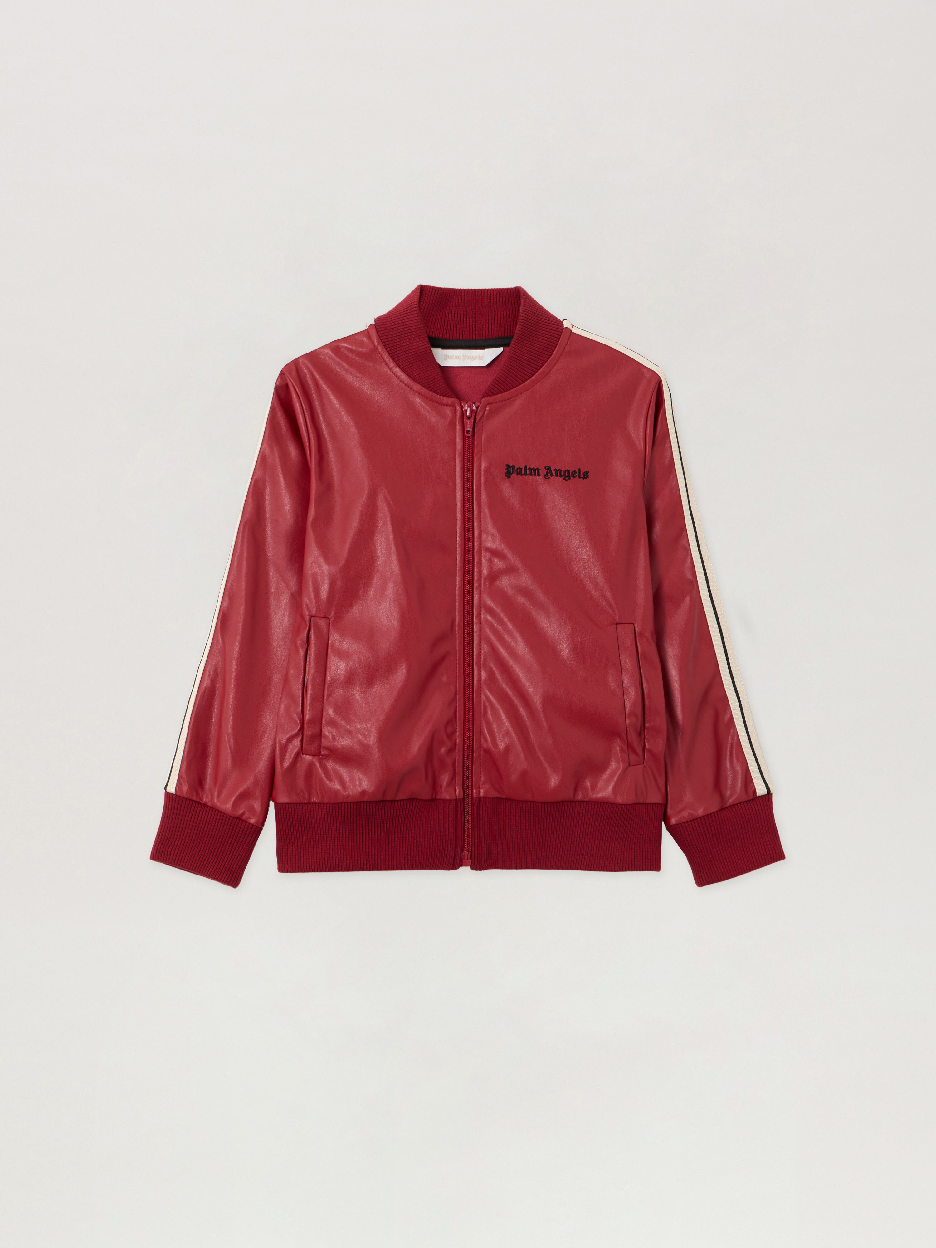 Pa Coated Track Bomber Jkt Kids  Brick Red