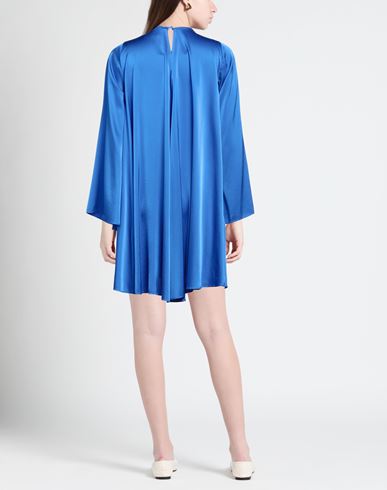 Forte_forte Woman Mini dress Bright blue Size 0 Silk, Elastane