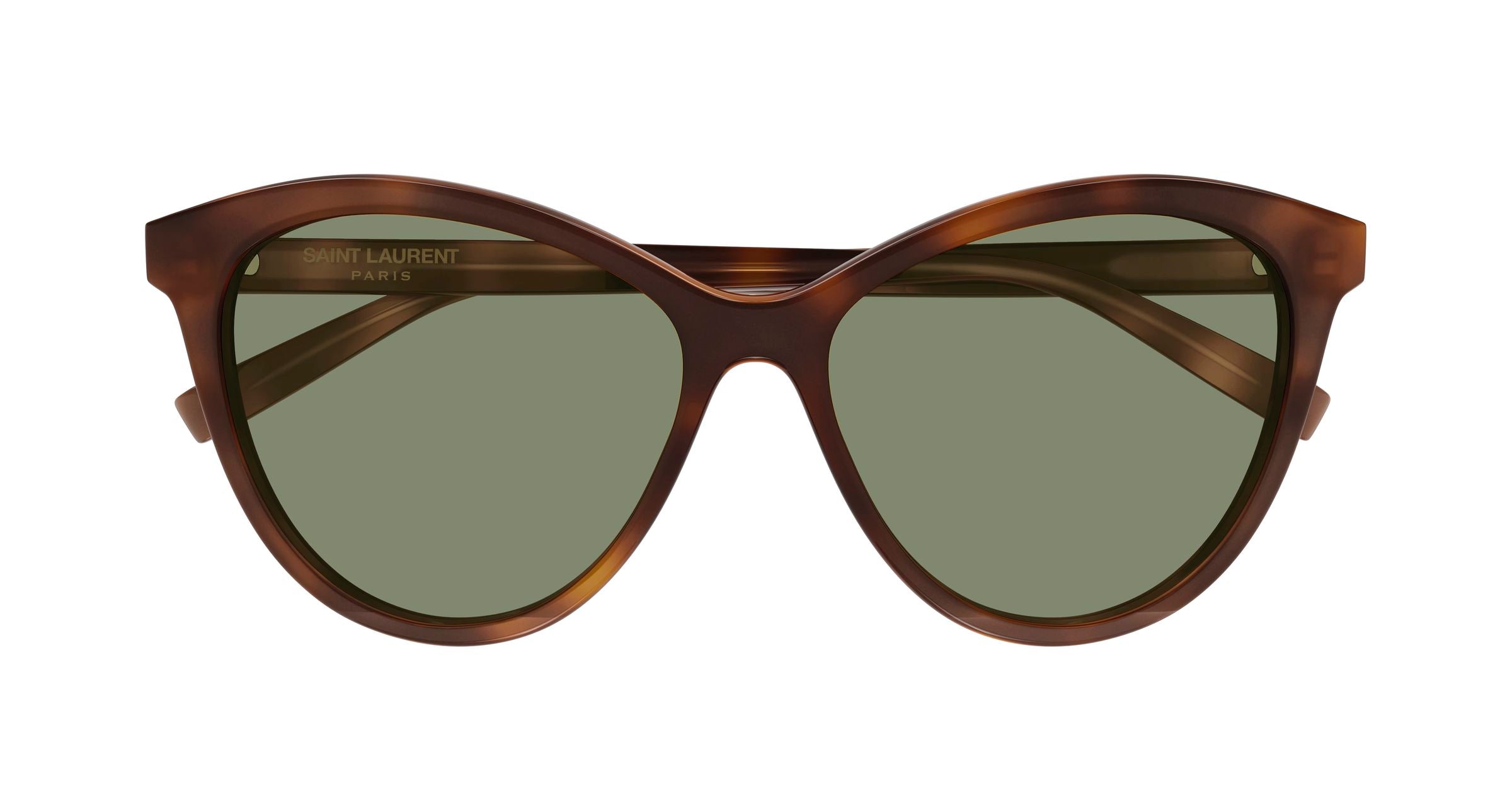 SAINT LAURENT Woman SAINT LAURENT SL 456 010 Sunglasses Acetate Havana Green Cat Eye