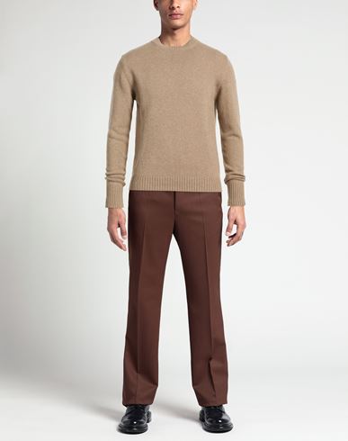 Man Sweater Light brown Size 36 Cashmere
