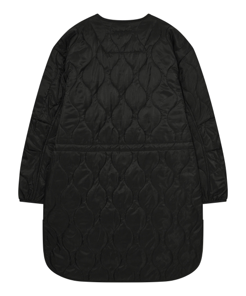 PADDING QUILTED LINNER LONG JUMPER