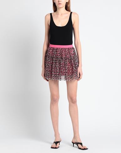 Woman Mini skirt Fuchsia Size M Polyester