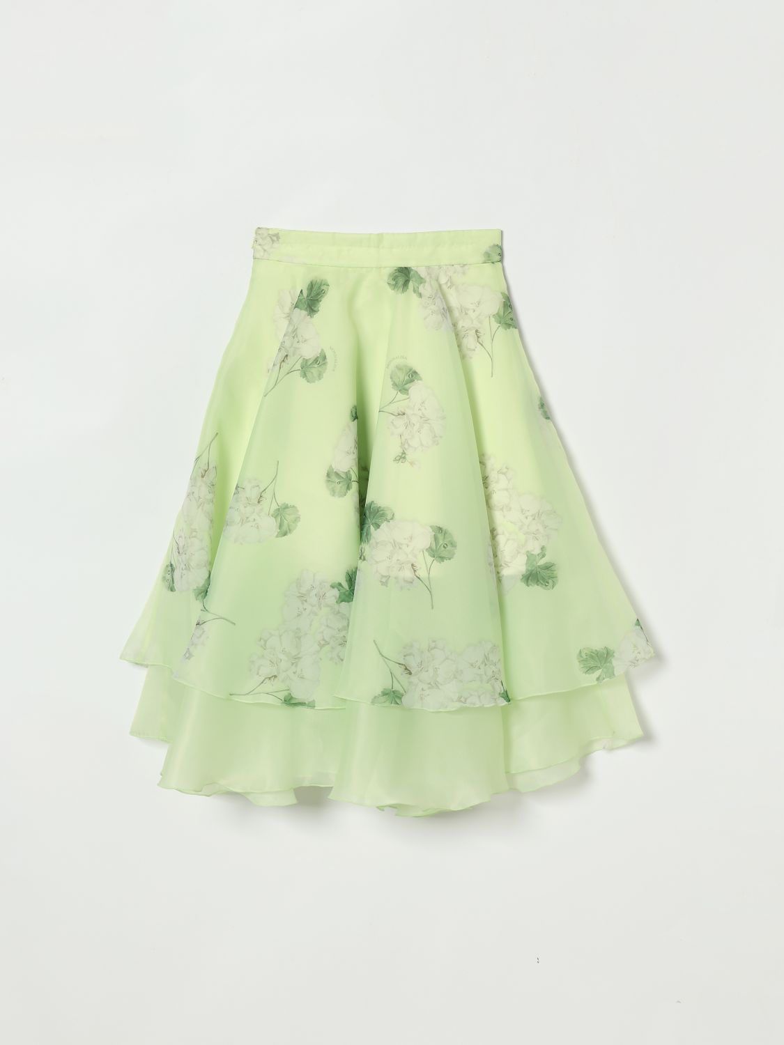 Skirt Kids color Green