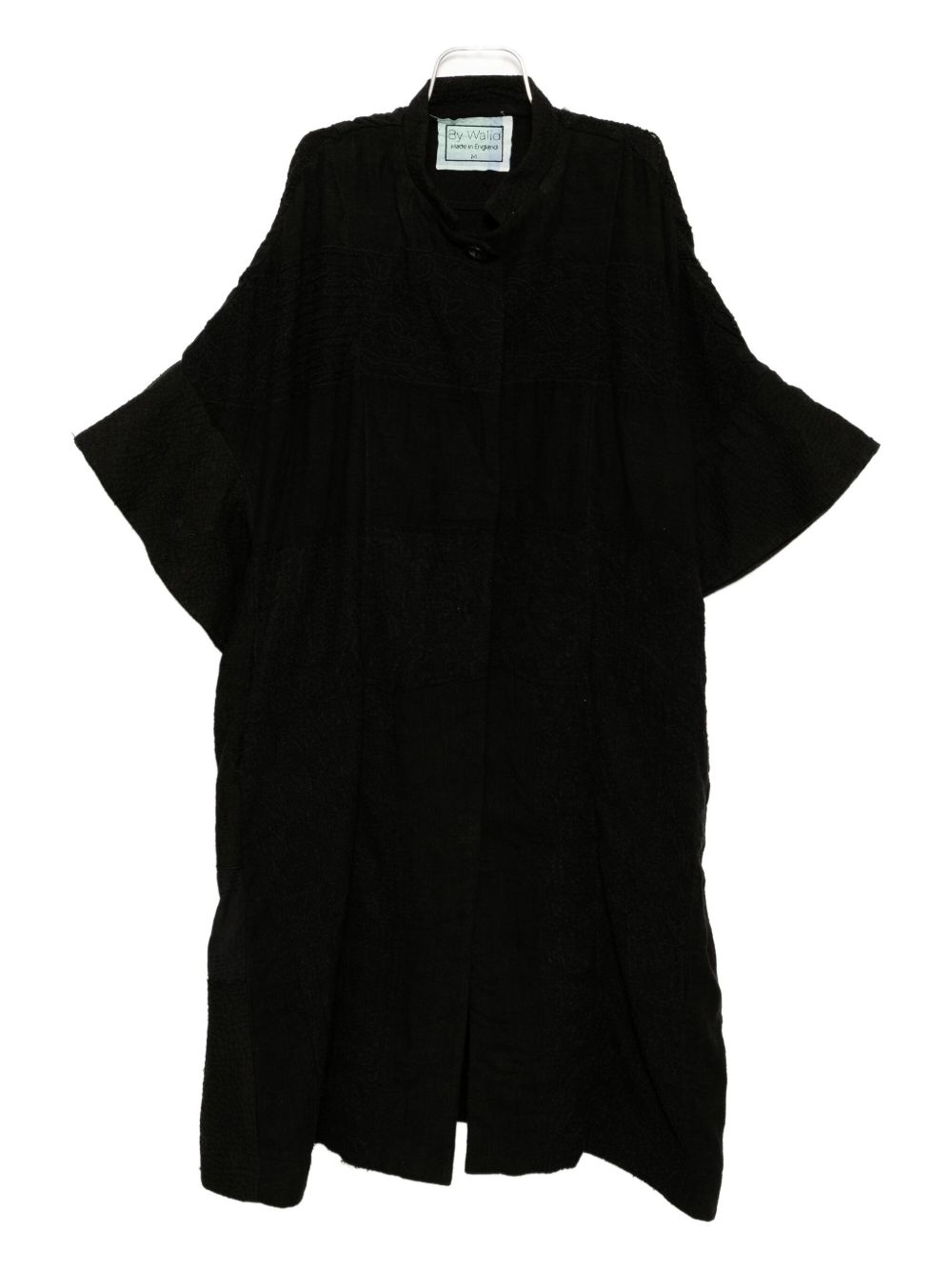 Backed lace leila coat - Black