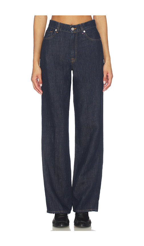 7 For All Mankind Stovepipe Straight Jeans in Navy. - 30 also , 23, 24, 25, 27, 28, 31, 32