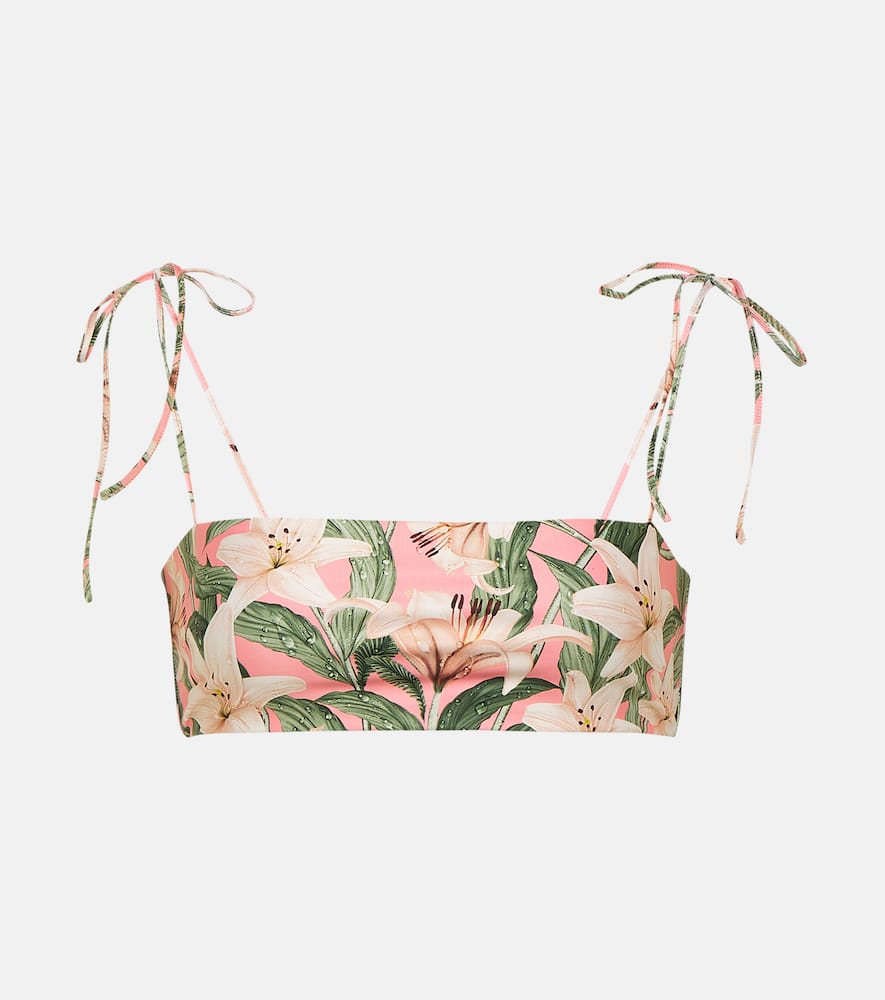 Primavera floral bikini top