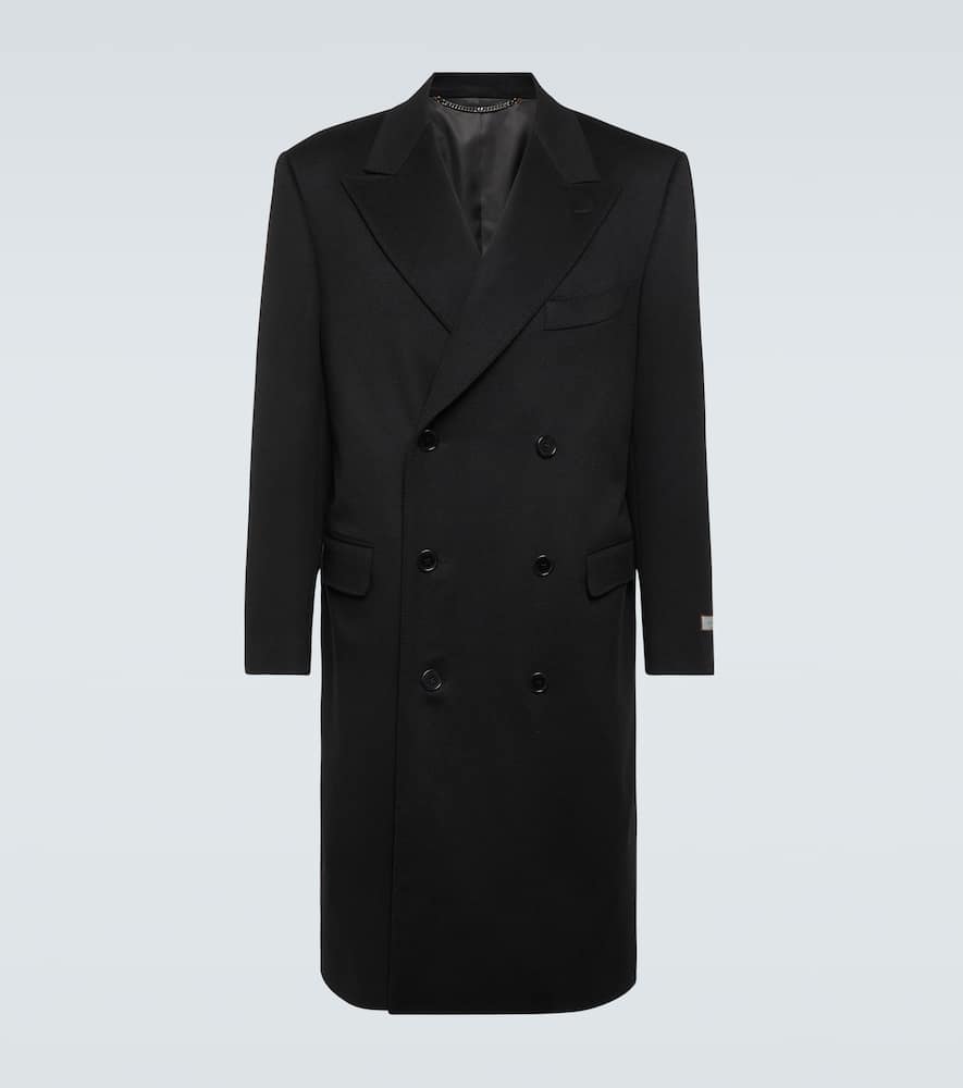 Wool and cashmere overcoat
