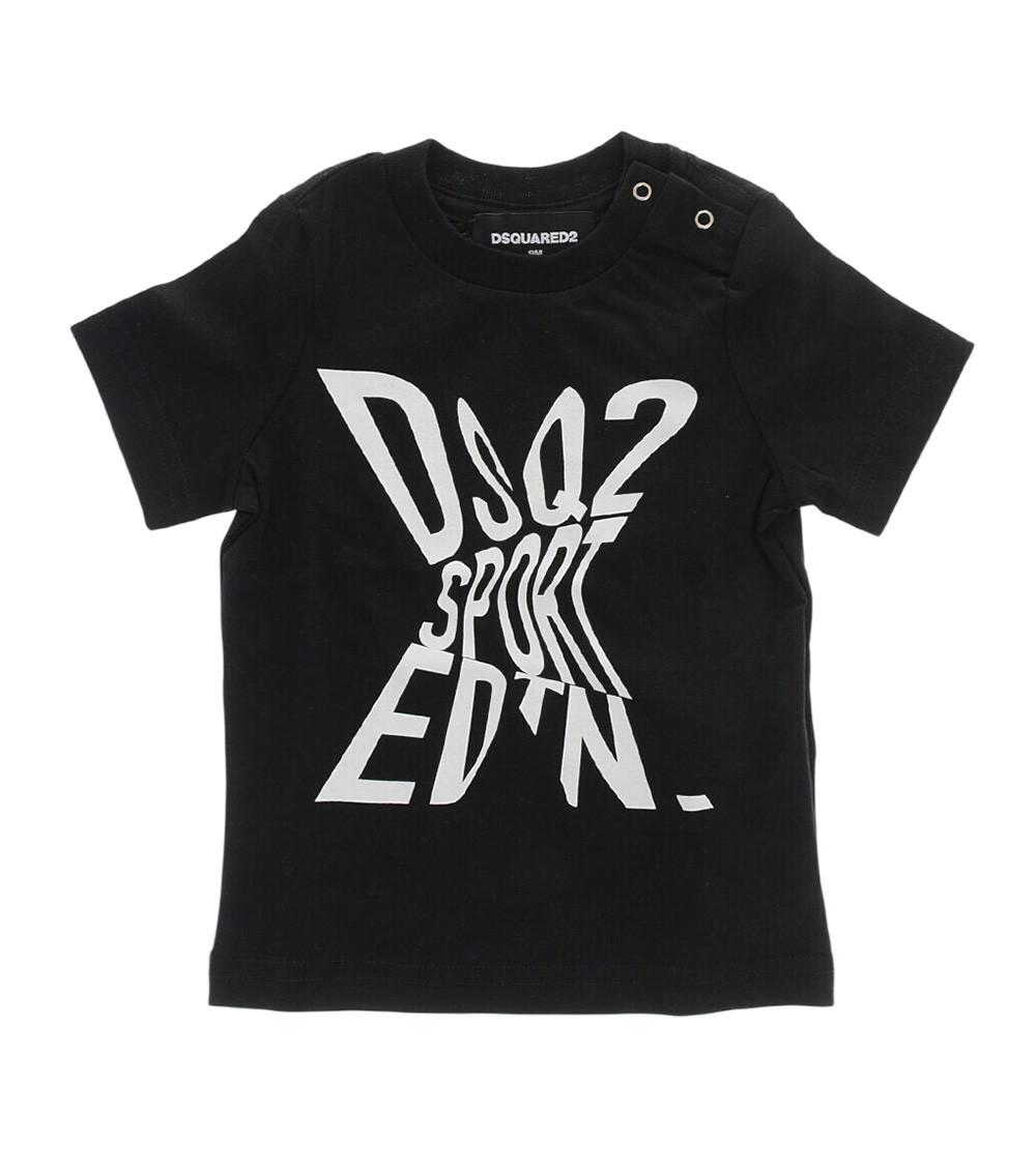 Babies Black Graphic T-Shirt