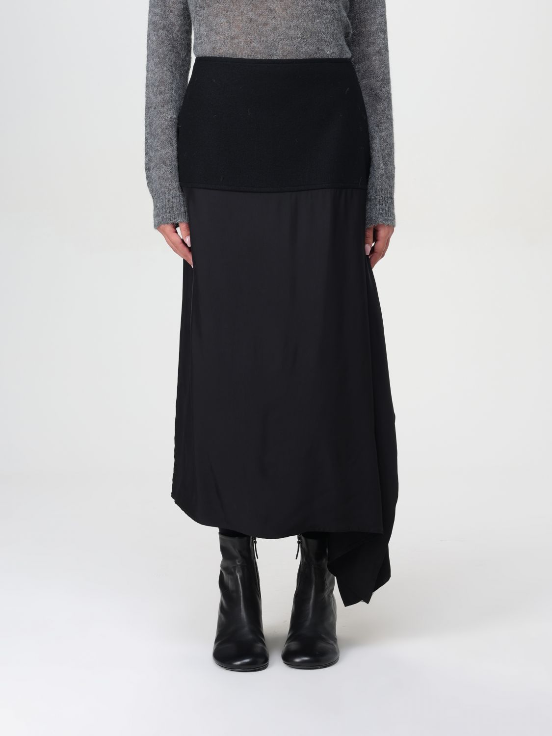 Skirt Woman color Black
