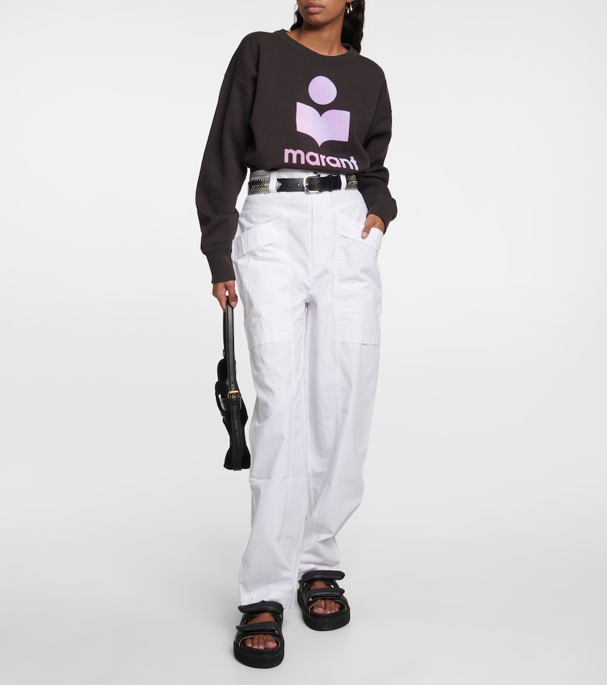 Marant Etoile Ruby high-rise cotton pants
