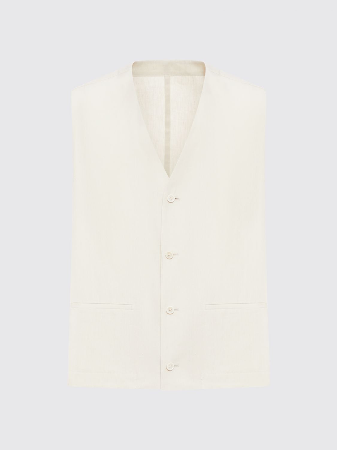 Suit Vest Men color Nude