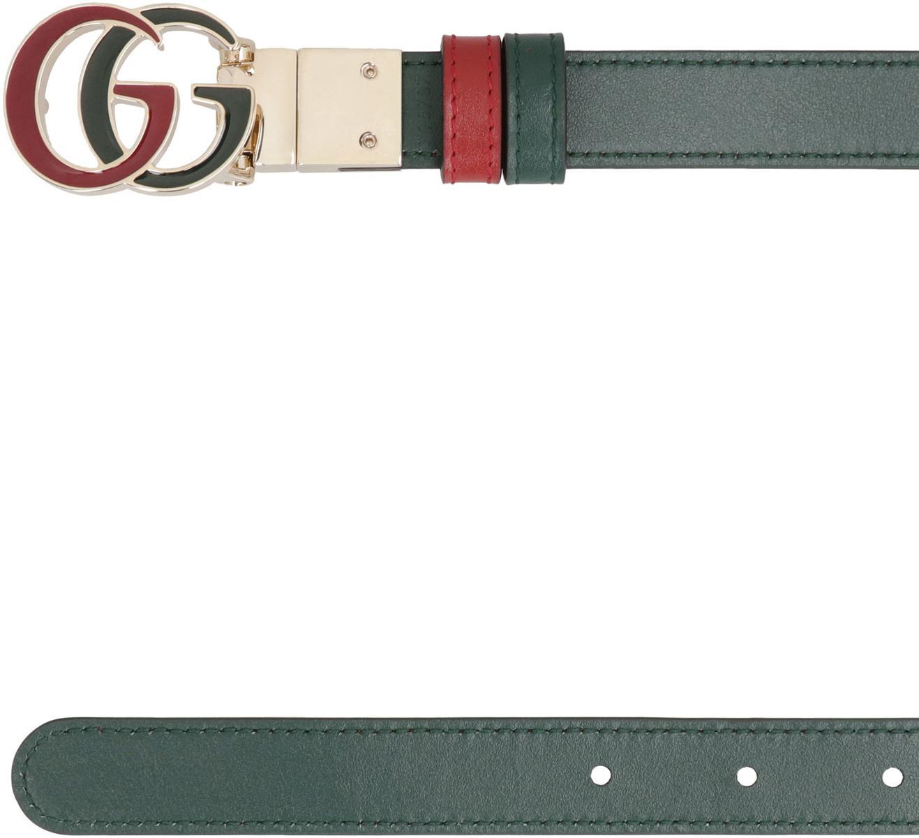 Gg Marmont Reversible Leather Belt