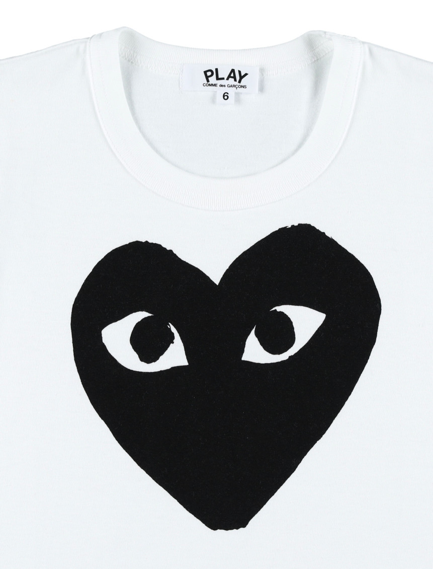 Boys White Heart T-Shirt