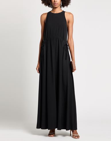 Woman Maxi dress Black Size 10 Viscose, Acetate