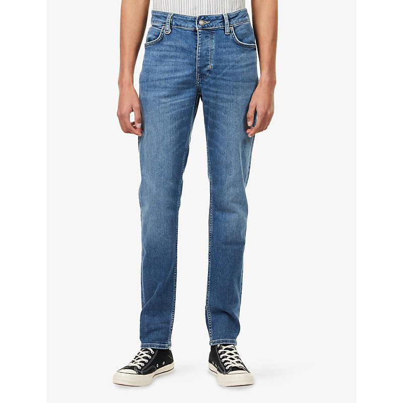 Mens Lou Slim-Leg Stretch-Denim Jeans