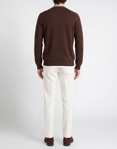 Man Cardigan Brown Size 40 Virgin Wool, Viscose, Cashmere