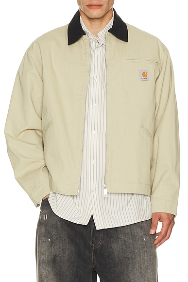 Carhartt WIP Og Detroit Jacket in Barchan & Black - Tan. XL/1X also in S
