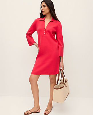 Ann Taylor Collared Shift Dress