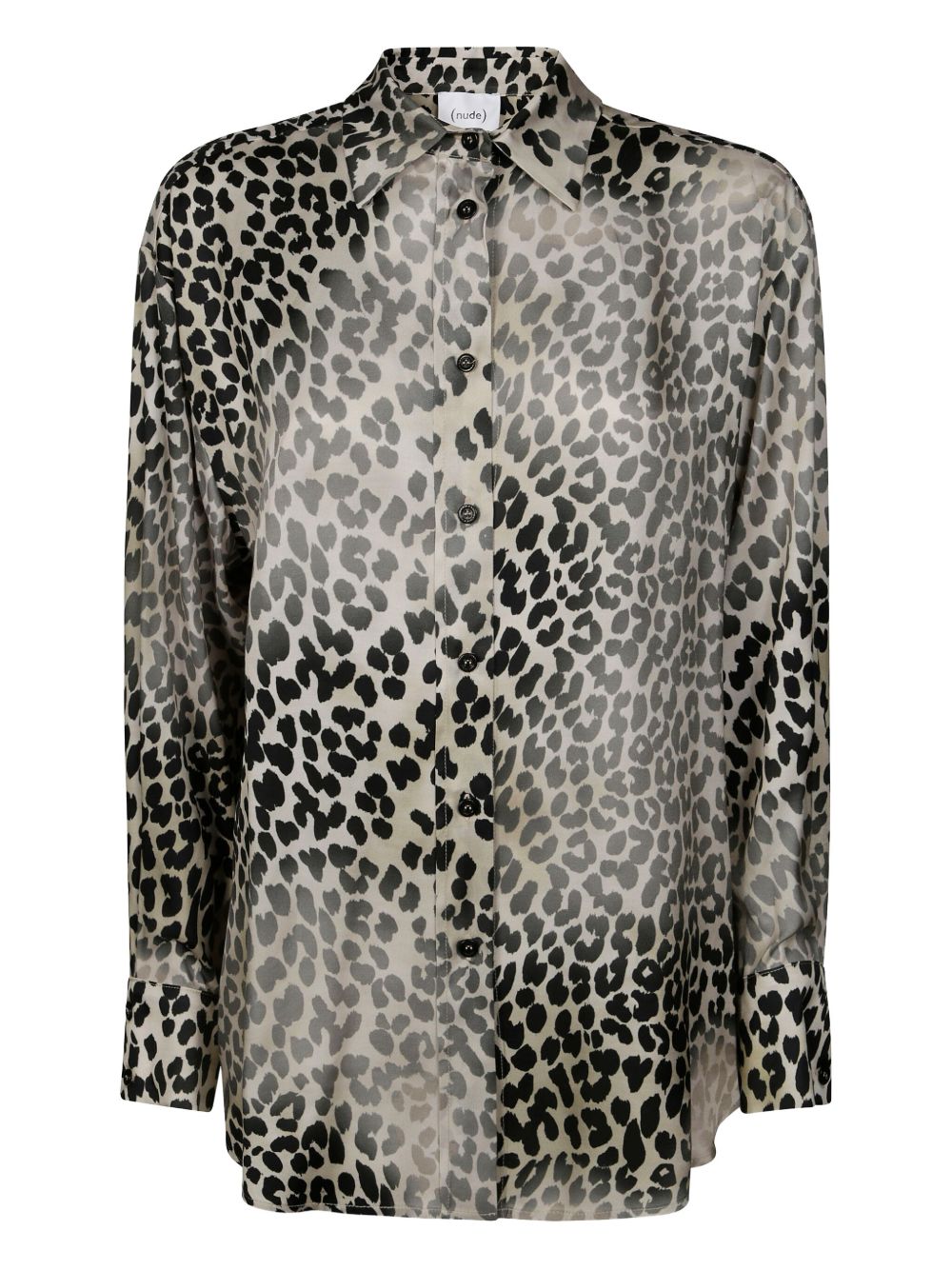 Nude printed shirt - Neutrals