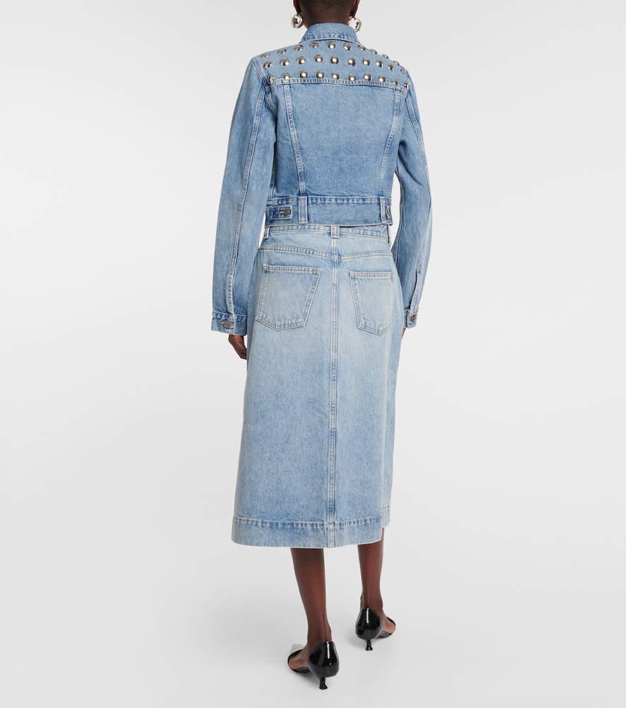 Charlene denim midi skirt