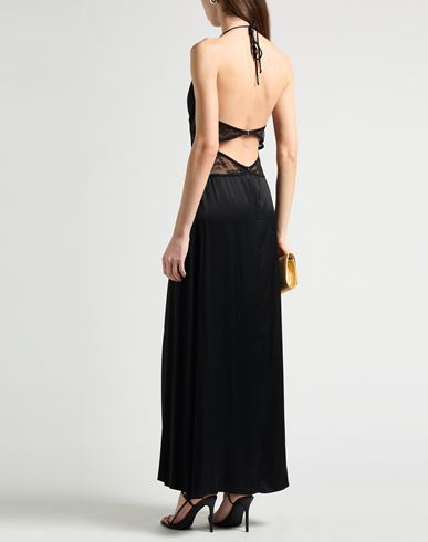 Woman Maxi dress Black Size 6 Viscose, Rayon, Elastane