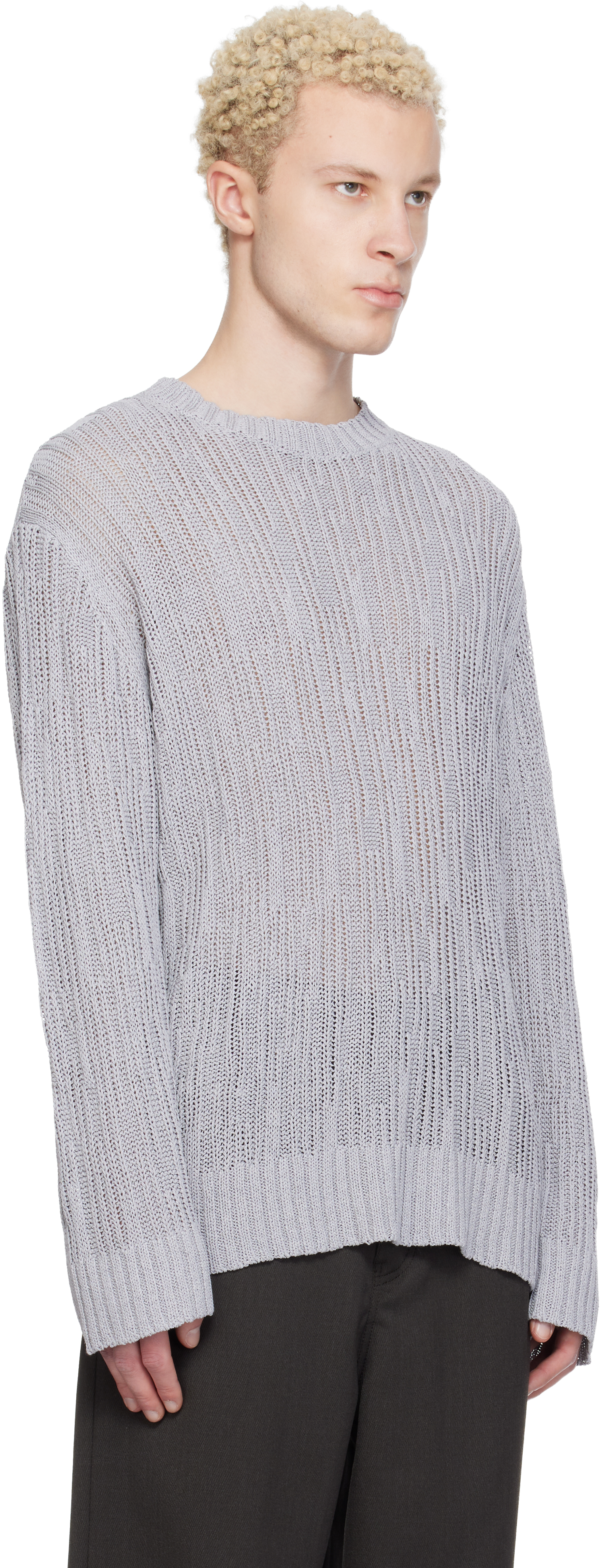 Gray Twig Sweater