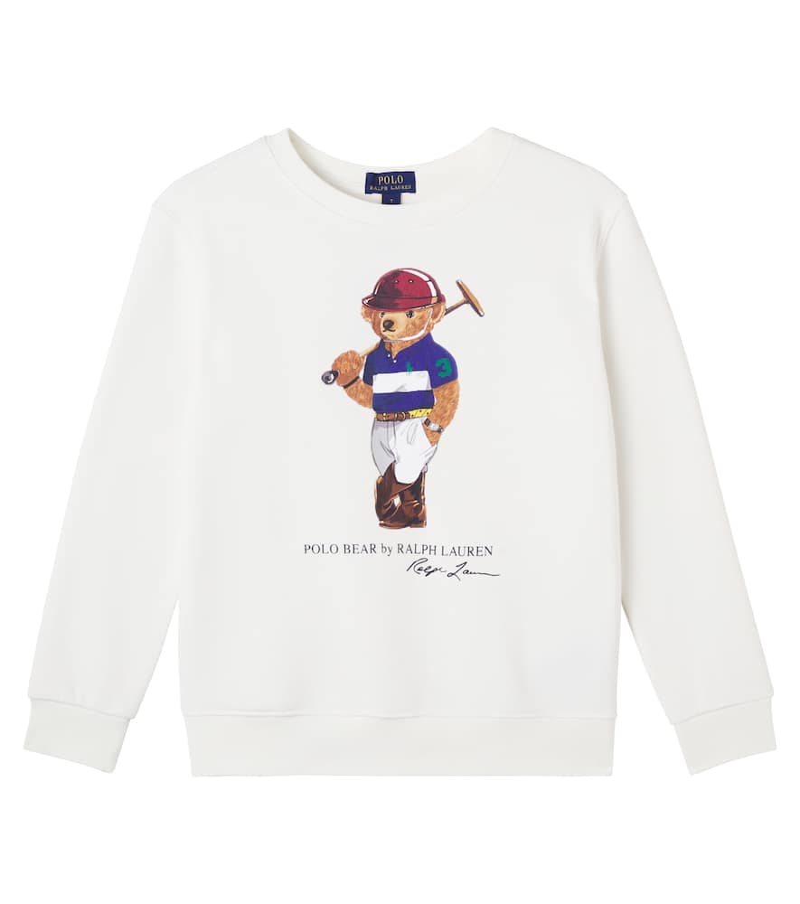 Polo Bear cotton jersey sweatshirt