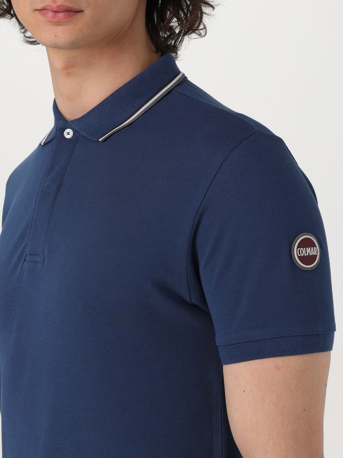 Polo Shirt Men color Blue