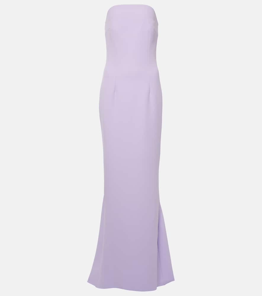Sofie crêpe gown