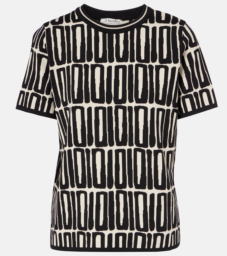 Ramo printed cotton top