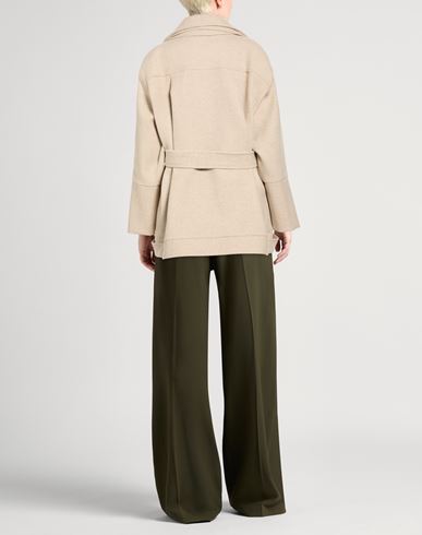 Woman Coat Beige Size S Wool, Cashmere