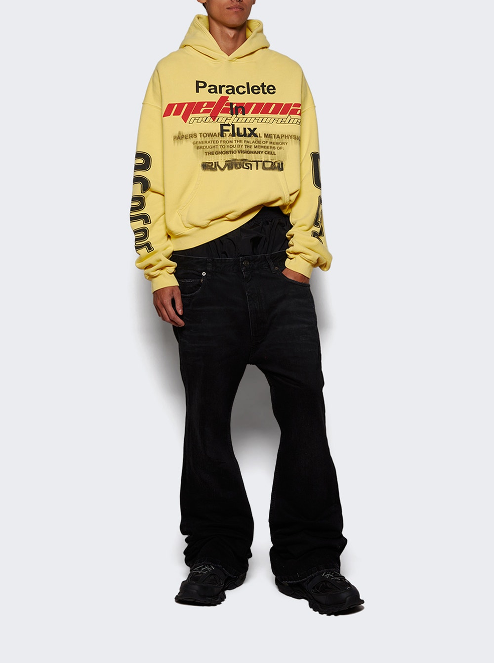 Layered jeans - Black