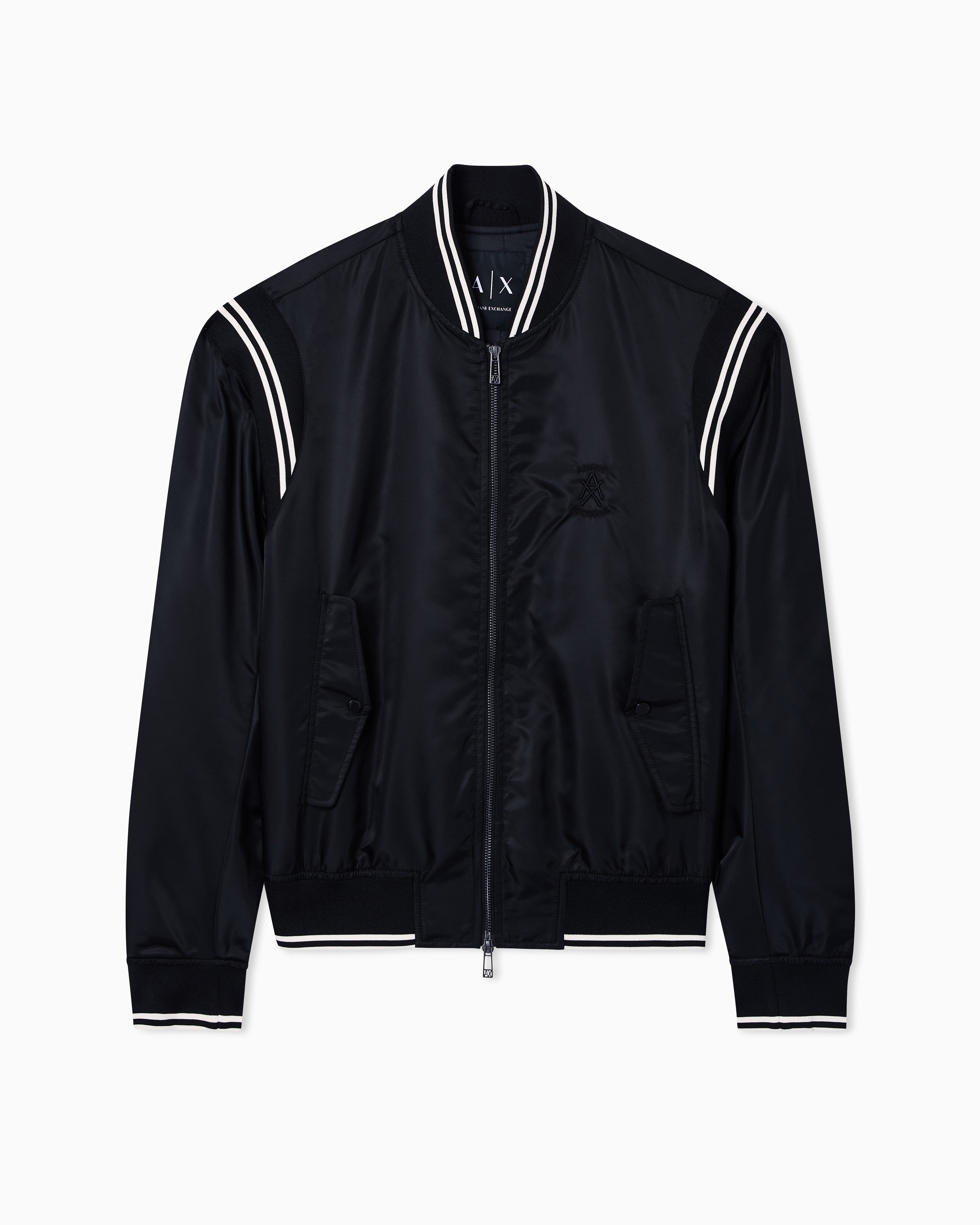 Satin Bomber Blouson