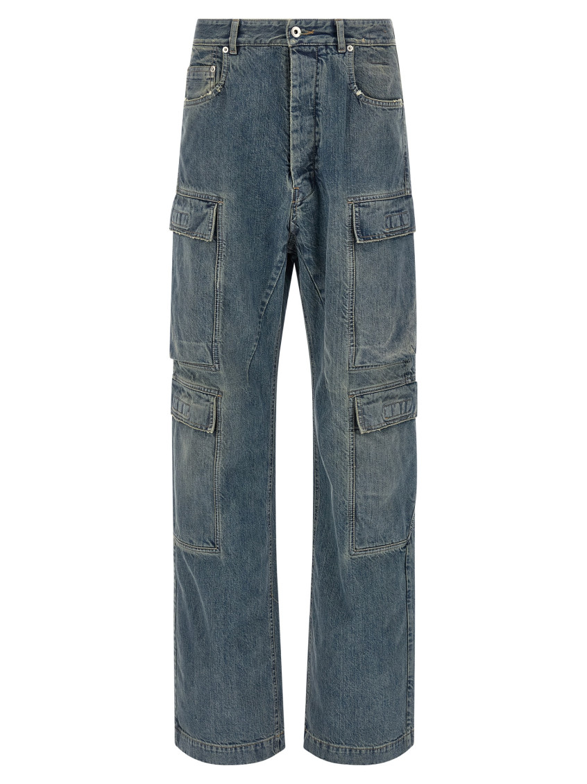 Blue Mid Rise Jeans
