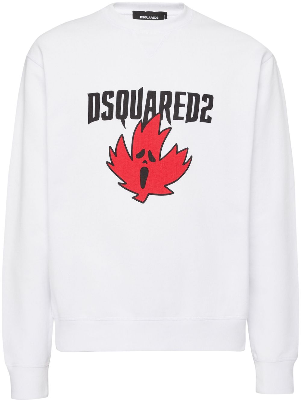 Logo-print cotton sweatshirt - Black
